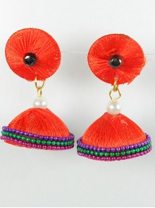 Silk Thread Earrings